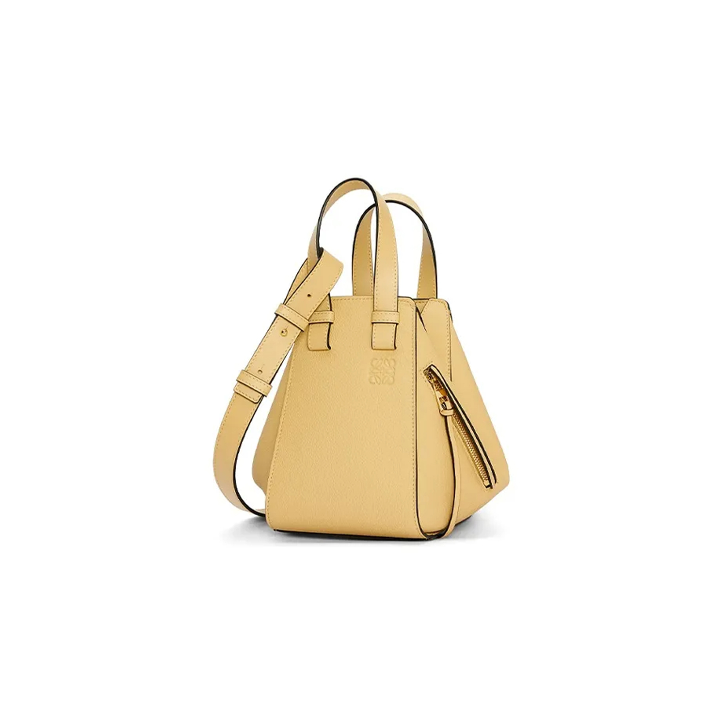 LOEWE COMPACT HAMMOCK BAG IN SOFT GRAINED CALFSKIN A538H13X03-8752 (14.5*20*19.5cm)